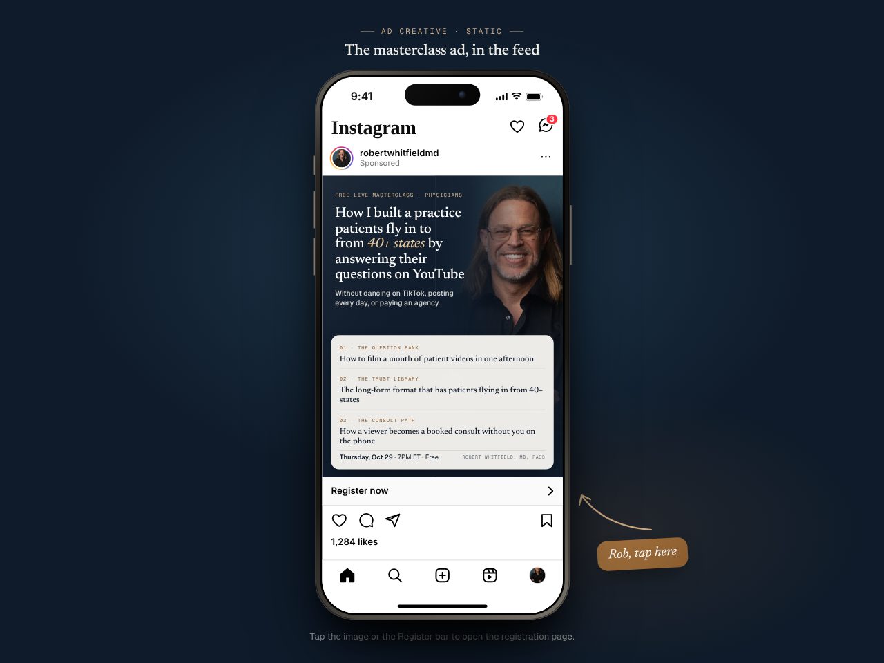 Static ad preview